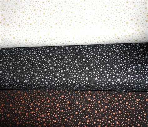 Metals Stars Fabric 